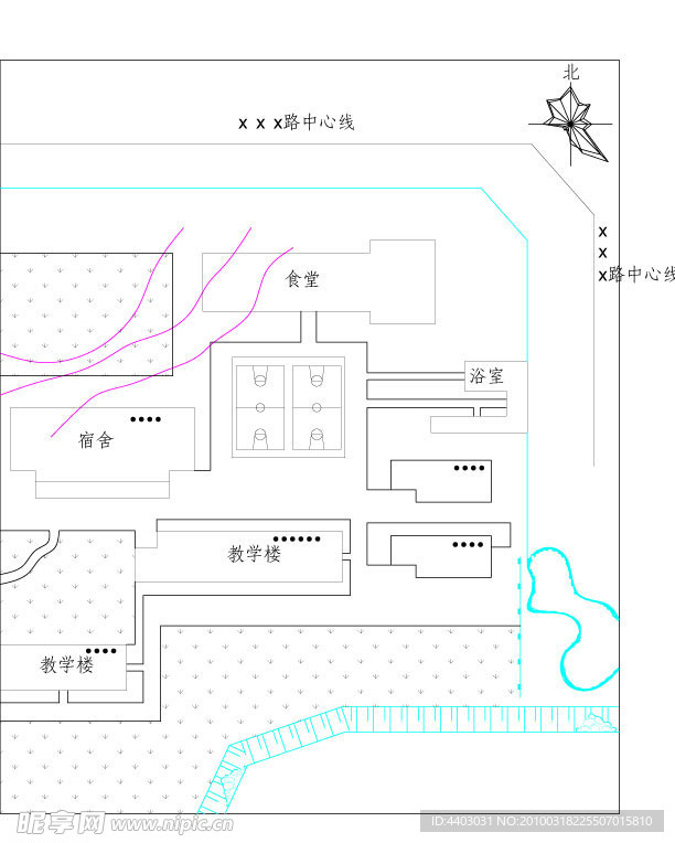 校园平面图