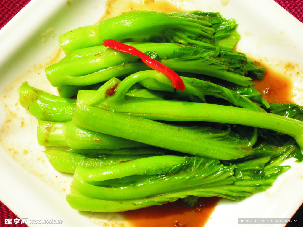 澳门酱炒芥菜菜梗