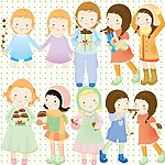 甜美可爱小女孩