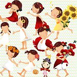 可爱小女孩