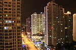 小区夜景