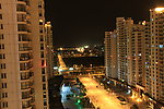 小区夜景