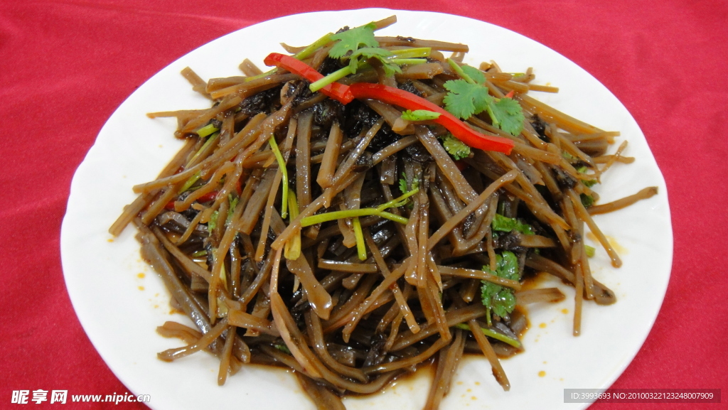 揽菜苕皮丝