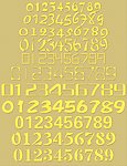 11种金属字体