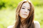 野外的韩国美女