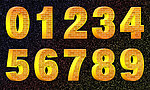 立体数字0123456789