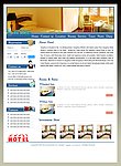网页设计模板 酒店模板 简约酒店 客栈网页设计模板