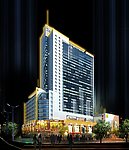 怀化大厦夜景设计