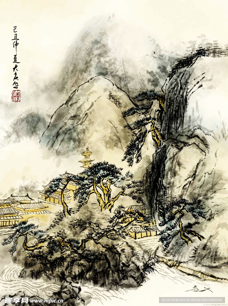 山水画