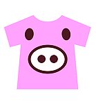 卡通猪 衣服