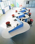 现代室内办公家具实景照片