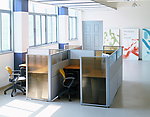 现代室内办公家具实景照片