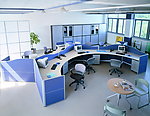 现代室内办公家具实景照片