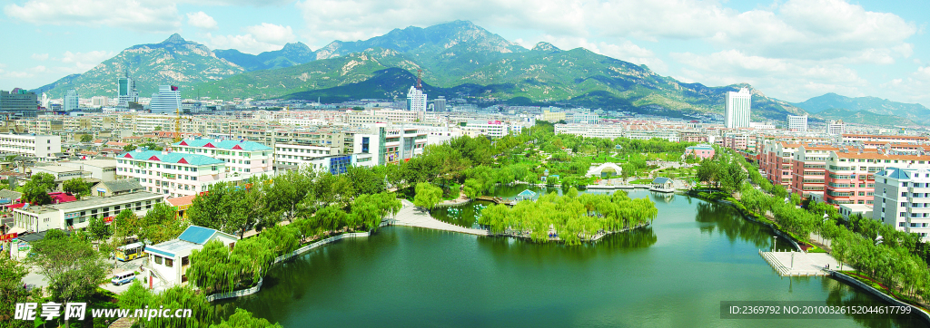 泰山东湖公园全景