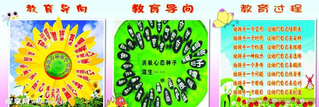 幼儿园展板
