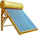 金色支架太阳能PSD格式 已扣好