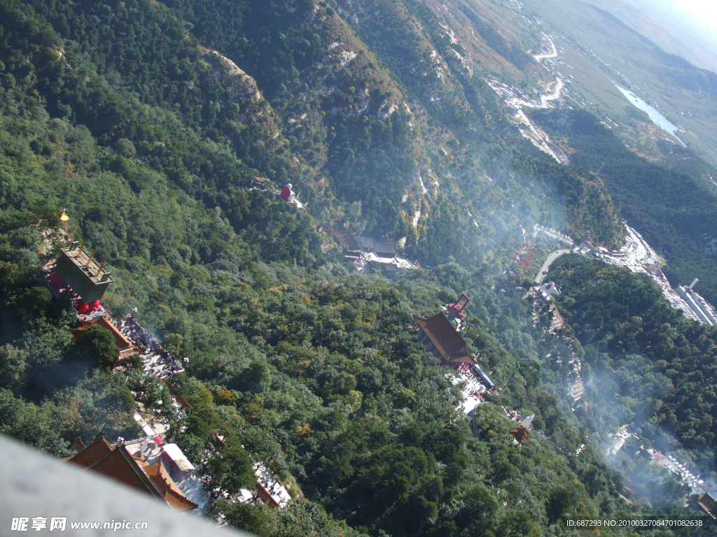 青岩寺鸟瞰风景