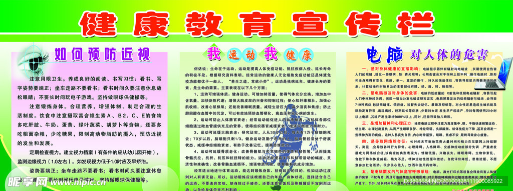 健康教育宣传栏