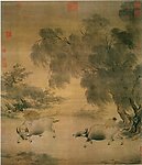 牛娃牧归图
