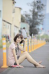 悠闲的美女