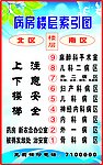 医院病房楼层索引图