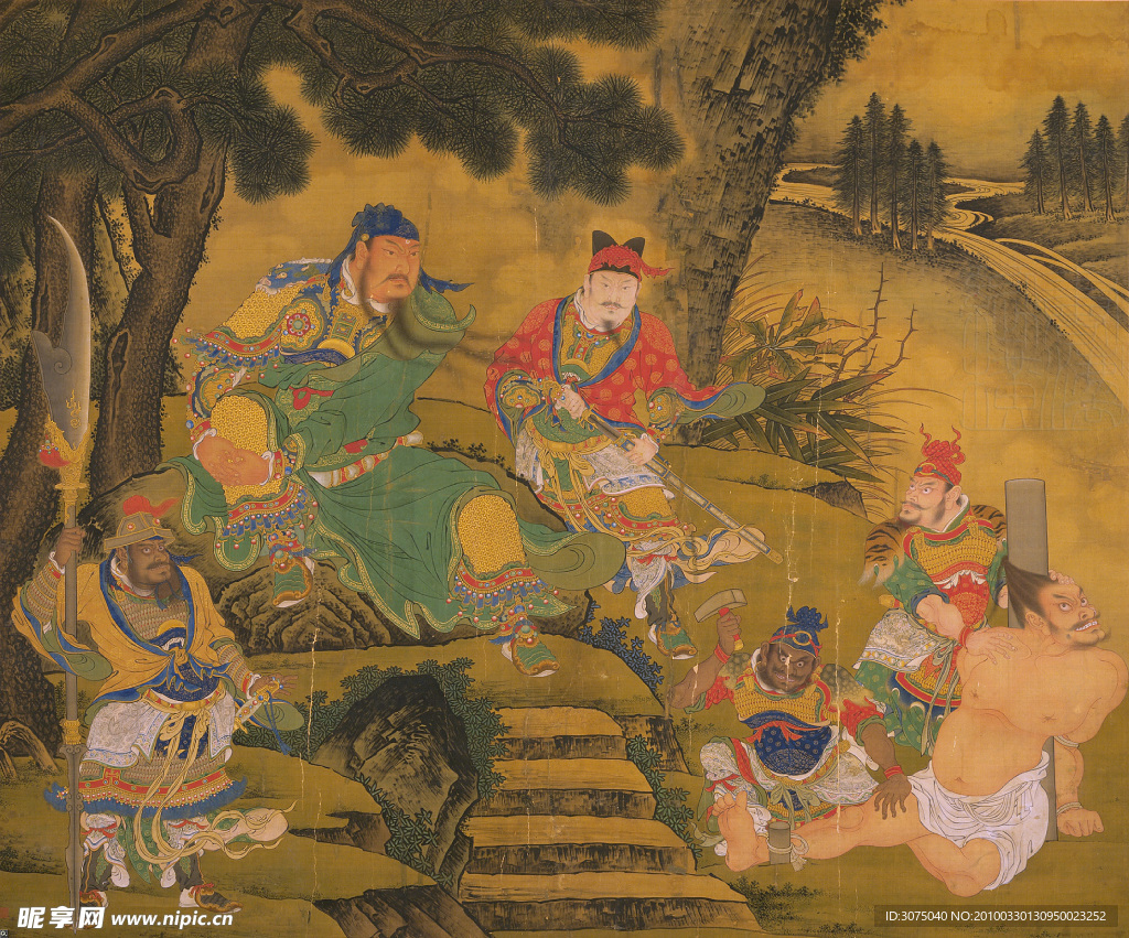 俘虏将军图