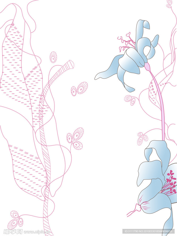 花 移门