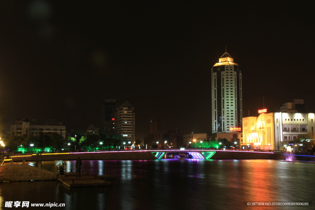 濠河夜景