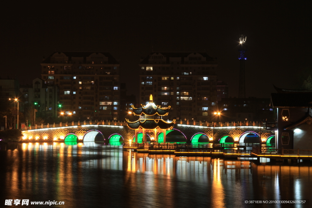 濠河夜景