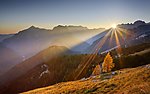 山间阳光