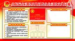 红色展板