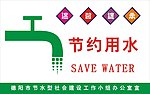 节水提示牌