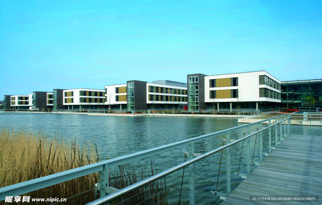风景名胜 建筑景观 自然风景 旅游印记 国外疗养院 Klinikum Minden