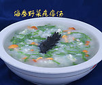 海参野菜疙瘩汤