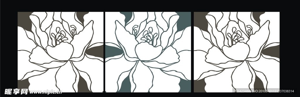 无框画