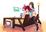 动漫人物 科技时代的少男少女