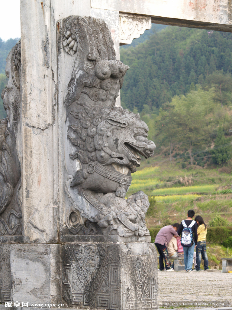 安徽黟县西递风光