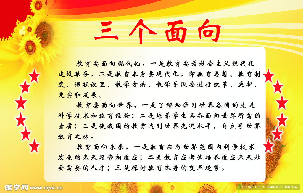 三个面向