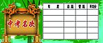 中考名次 牌匾
