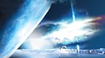 星空地球远山分层psd
