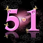 5 1艺术字