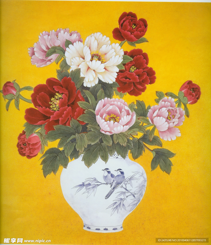 工笔画 花