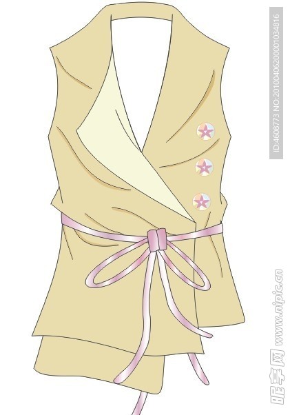 服装设计（无领）