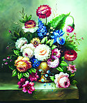 花束油画