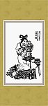 仕女 花木兰 对镜贴花黄