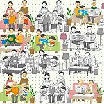 幸福家庭生活