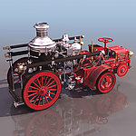 3D模型图库 交通工具 复古车 蒸汽车