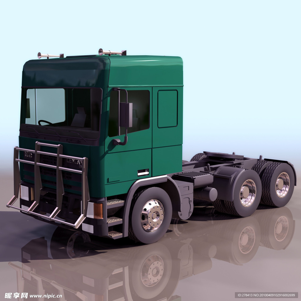 3D模型图库 交通工具 大卡车