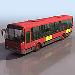 3D模型图库 交通工具 公共汽车 客车