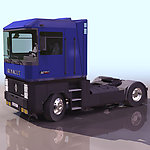 3D模型图库 交通工具 拖车 大卡车 卡车头